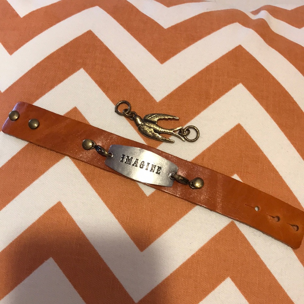 Lenny and Eva leather cuff